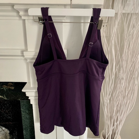 Lands End Tankini Grecian slender purple - Picture 3 of 8